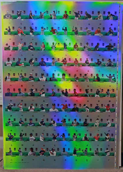 2008 TriStar GREEN Foil Auto UNCUT Sheet JAKE ARRIETA CLAYTON KERSHAW Rookies
