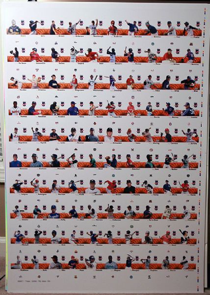 2008 TriStar  ORANGE Auto UNCUT Sheet * JAKE ARRIETA * CLAYTON KERSHAW Rookies