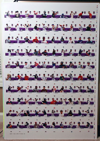 2008 TriStar Projections (a) PURPLE Auto UNCUT Sheet *TEHERAN *BRANTLEY DAVIS