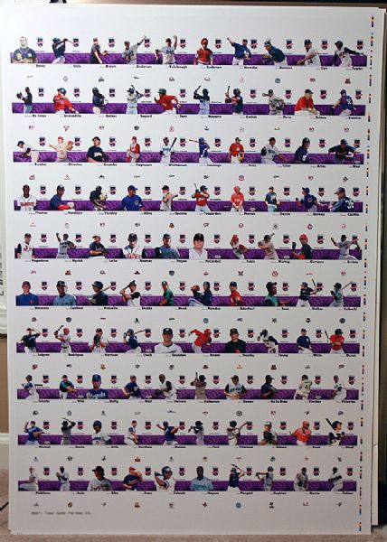 2008 TriStar Projections (b) PURPLE Auto Rookie UNCUT Sheet Clayton KERSHAW Rookie