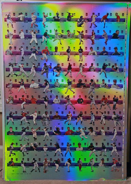 2008 TriStar Projections (a) PURPLE Foil Base UNCUT Sheet TEHERAN BRANTLEY DAVIS