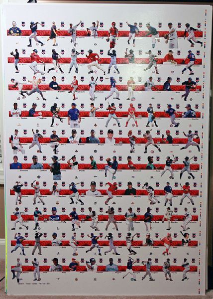 2008 TriStar Projections (b) RED Base UNCUT Sheet * ARRIETA * CLAYTON KERSHAW RC