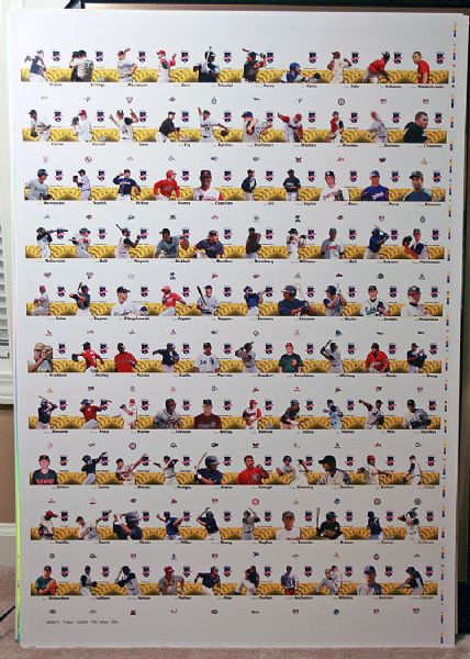 2008 TriStar Projections (a) YELLOW Auto UNCUT Sheet *TEHERAN BRANTLEY DONALDSON