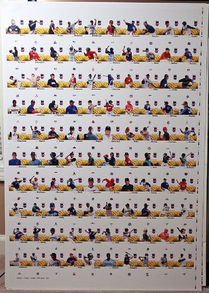 2008 TriStar Projections (b) YELLOW Auto UNCUT Sheet * ARRIETA * CLAYTON KERSHAW
