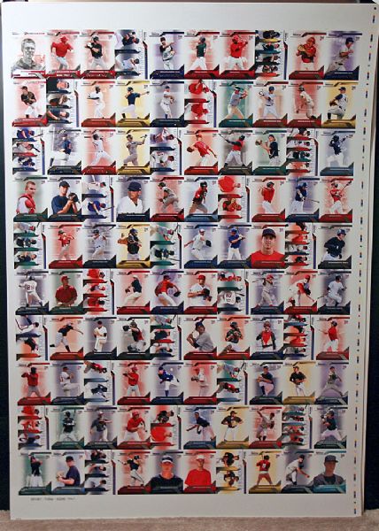 MIKE TROUT ROOKIE 2009 TriStar Prospects + RARE  UNCUT Sheet w/ STRASBURG RC