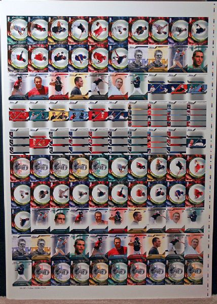 MIKE TROUT ROOKIE 2009 TriStar Prospects + Autograph /SP UNCUT Sheet STRASBURG