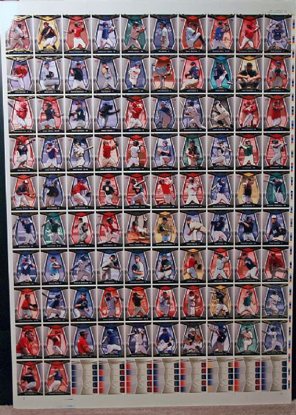 MIKE TROUT Rookie 2011 TriStar Pursuit UNCUT Sheet GOLDSCHMIDT MANNY MACHADO