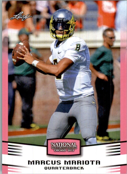 MARCUS MARIOTA 2015 Leaf Rookie PINK NSCC VIP Exclusive RC #/200 