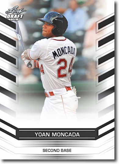 25-Count Lot YOAN MONCADA 2015 Leaf Draft Baseball Rookies