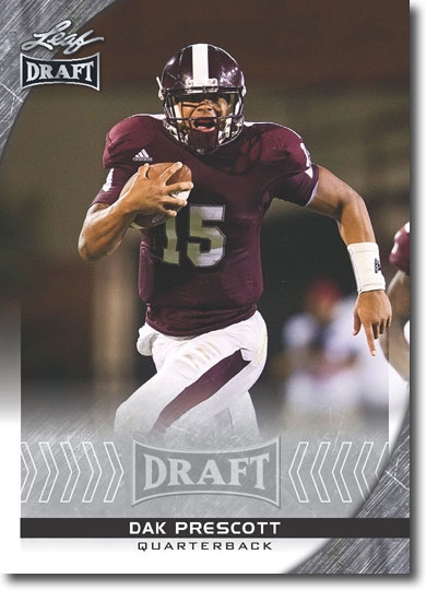 5-Ct Lot DAK PRESCOTT 2016 Leaf Draft Football Mint Rookies MISSISSIPPI STATE