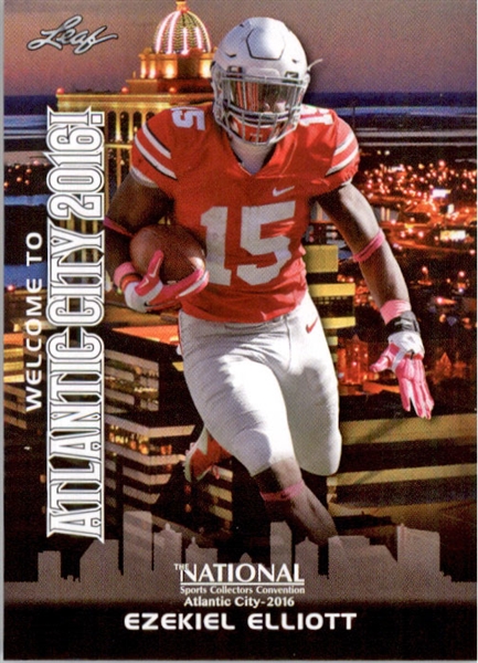 25-Ct Lot EZEKIEL ELLIOTT 2016 Leaf NSCC Booth Exclusive WHITE Rookie Cards