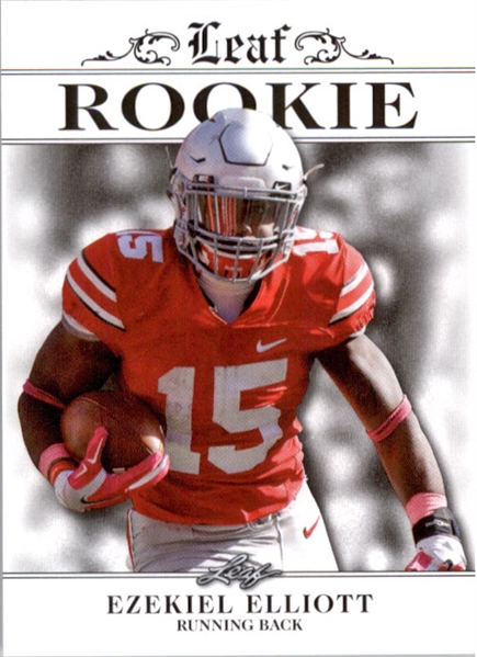 100-Ct Lot EZEKIEL ELLIOTT 2016 Leaf Rookies Exclusive WHITE Rookie Cards